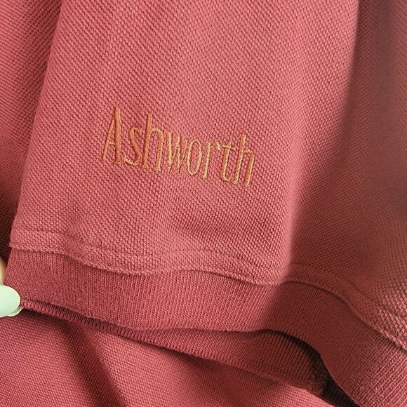 Ashworth Alabama Crimson Tide 100% Cotton Polo Shirt Maroon Size XL - Picture 6 of 9